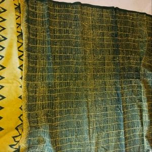 Large Etro Italy cotton scarf wrap green/chartreuse